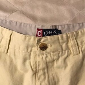 Chaps Shorts Light Yellow Size 32 waist
